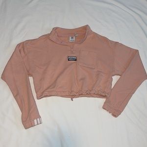 Adidas Cropped Half Zip